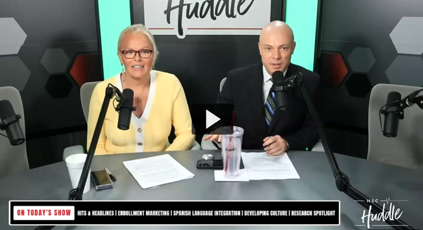 Huddle Screengrab, showcases Dr. Randal and Justin Smith